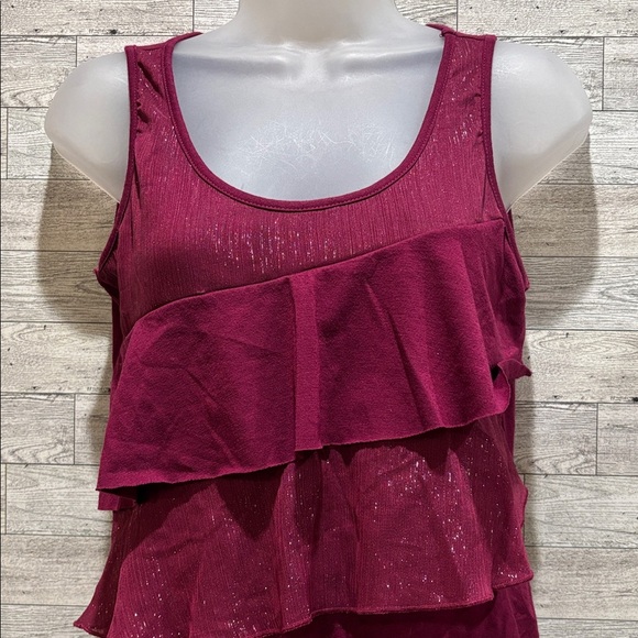 Studio Y Rich Burgundy Top - Picture 2 of 4